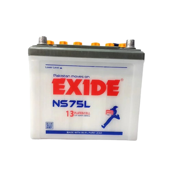 Exide NS75L Battery 50Ah
