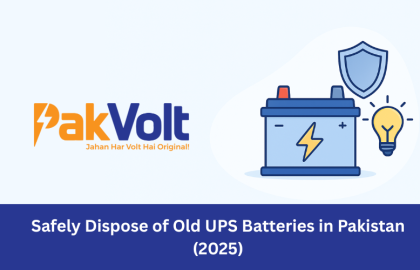 Safely Dispose of Old UPS Batteries in Pakistan (2025)